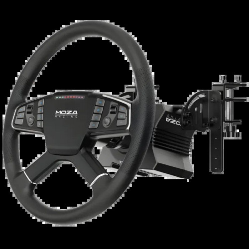 Moza R5 Trucking Bundle PC - Volante de Simulación con base directa de 5nm + Pedales