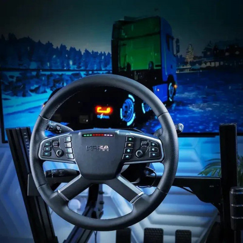 Moza R5 Trucking Bundle PC - Volante de Simulación con base directa de 5nm + Pedales