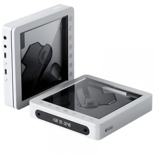FiiO DM13 BT Transparente - Reproductor de CD portátil con Bluetooth aptx HD
