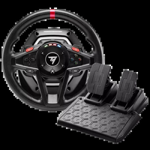 Thrustmaster T128 Simtask Pack – PS5 / PS4 / PC - Volante de simulación y pedalera