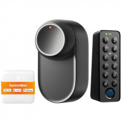 SwitchBot Ultra 3 en 1 con panel de control Hub Mini Matter y teclado Keypad - Cerradura inteligente