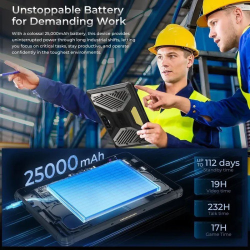 Oukitel RT10 5G 12GB/512GB Negro Rugged Con luz de camping - Tablet