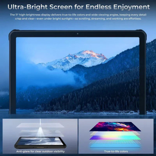 Oukitel RT10 5G 12GB/512GB Negro Rugged Con luz de camping - Tablet