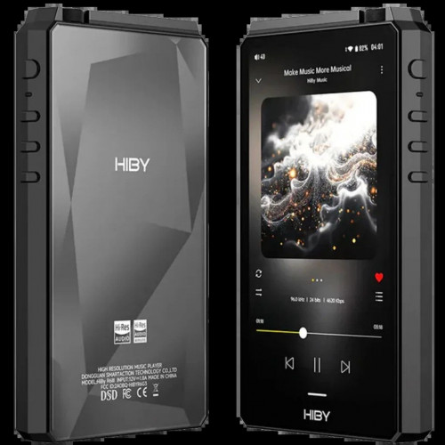 Hiby R6 III (Gen 3) 2025 Negro - Reproductor de Audio Digital Hi-Res con Dac Cs43198 Android 12