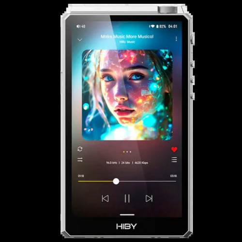Hiby R6 III (Gen 3) 2025 Plata - Reproductor de Audio Digital Hi-Res con Dac Cs43198 Android 12