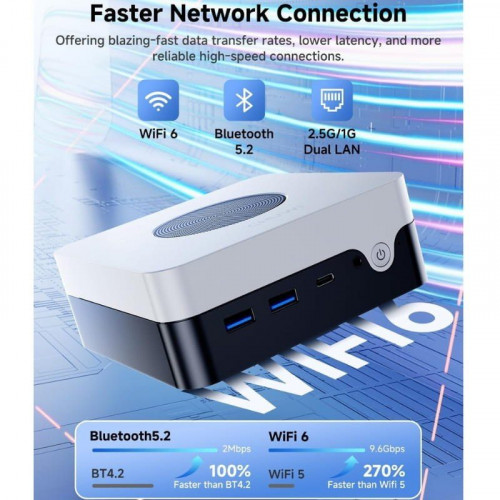 Chuwi LarkBox X Intel i3-1220p/8GB/256GB SSD/W11 - Mini PC