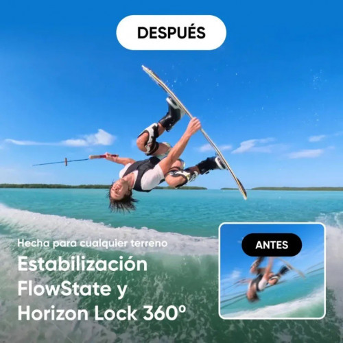 Insta360 X4 Captura 8K 360° 72 MP - Cámara Deportiva