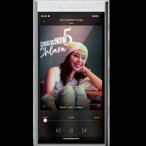 HiBy Digital M300 128Gb Plata - Reproductor Hi-Res basado en Android 13 y pantalla táctil de 4
