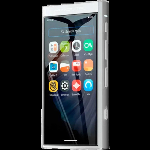 HiBy Digital M300 128Gb Plata - Reproductor Hi-Res basado en Android 13 y pantalla táctil de 4