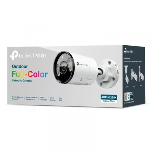 VIGI S345(4mm) Cámara NW Bullet 4MP Out Full-Color