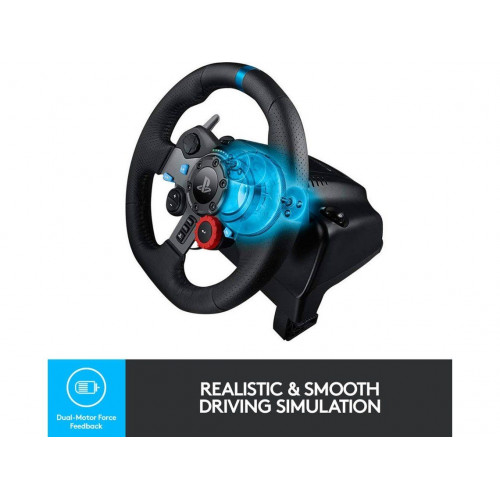 Volante + Pedales LOGITECH G29 Driving Forceracing (Multiplataforma - Negro)