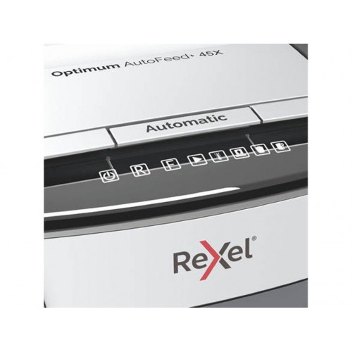 Destructora Automática REXEL Optimum AutoFeed+ 45X EU (45 hojas - Capacidad: 20 L)