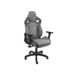 Silla Gaming NPLAY 6.2 CANVAS EDITION (Hasta 130 kg - Elevador a Gas Clase 4 - Gris y Negro)