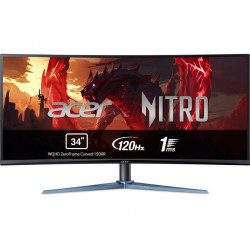 Monitor Gaming ACER Nitro ED340CUJ0BMIIPX (34'' - WQHD - 5 ms - 120 Hz)