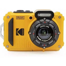 Cámara compacta impermeable KODAK WPZ2 + SD 16 GB (Amarillo - 16 MP - ISO: 100 a 3200 - Zoom óptico: 4x)