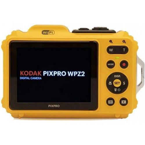 Cámara compacta impermeable KODAK WPZ2 + SD 16 GB (Amarillo - 16 MP - ISO: 100  a 3200 - Zoom óptico: 4x)
