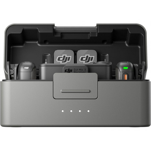 Estuche de carga para DJI Mic 3, micrófono, 2 transmisores y 1 receptor