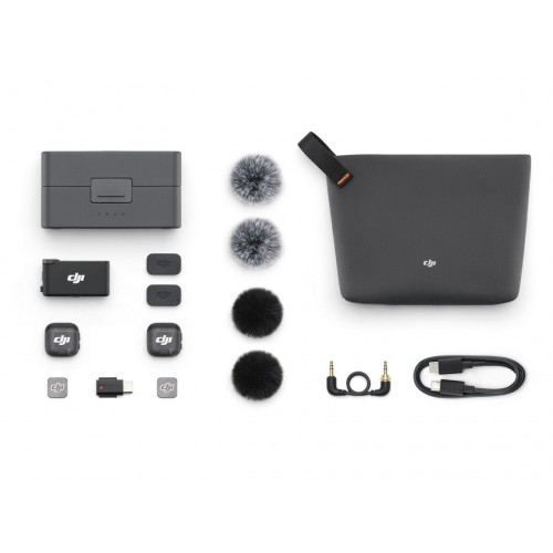 Estuche de carga para DJI Mic 3, micrófono, 2 transmisores y 1 receptor