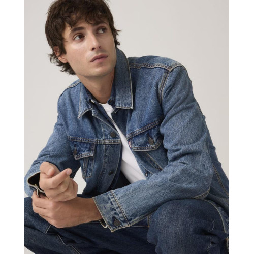 Cazadora vaquera de hombre Azul