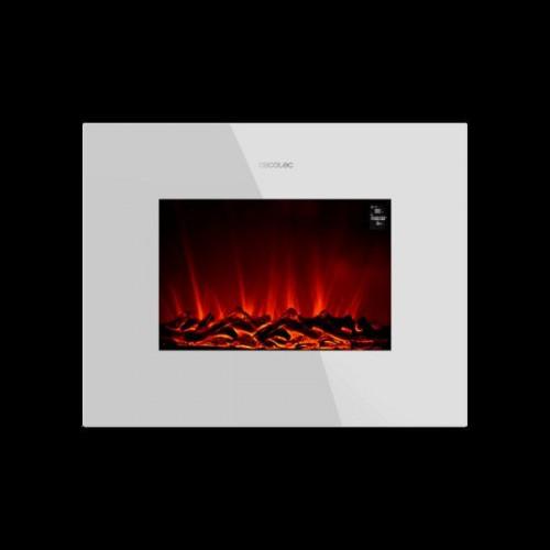 Cecotec 05828 - Chimenea Eléctrica ReadyWarm 2690 Flames Connected 2000W WiFi Blanca