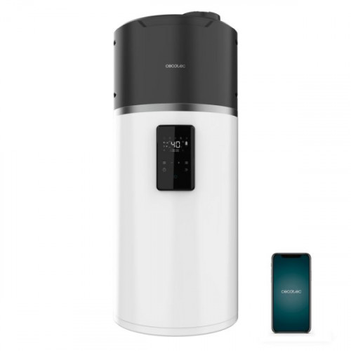 Cecotec AeroThermal 100 Water Connected - Termo con Aerotermia de 100 L Clase A+