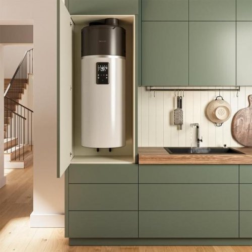 Cecotec AeroThermal 100 Water Connected - Termo con Aerotermia de 100 L Clase A+