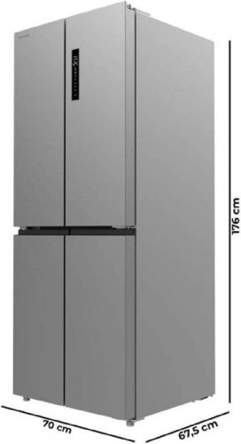 Cecotec Bolero CoolMarket 4D 394 Inox E Frigorífico 4 Puertas