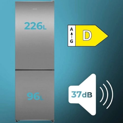 Cecotec Bolero CoolMarket Combi 322i Inox D Frigorífico Combi