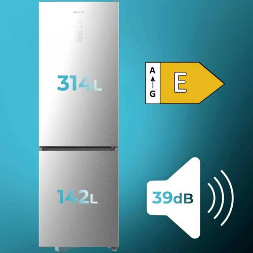 Cecotec Bolero CoolMarket Combi 456 Inox E Frigorífico Combi