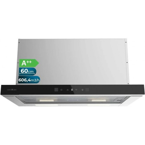 Cecotec Campana Extractora Telescópica Bolero Flux TLT 605501 Glass A++