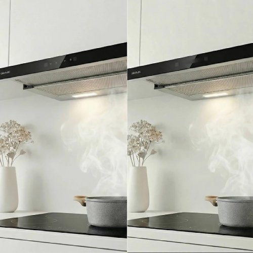 Cecotec Campana Extractora Telescópica Bolero Flux TLT 605501 Glass A++