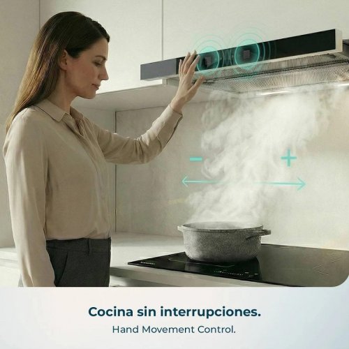 Cecotec Campana Extractora Telescópica Bolero Flux TLT 605501 Glass A++