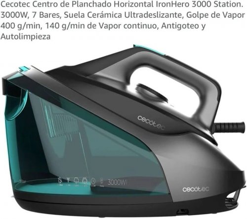 Cecotec Centro de planchado IronHero 3000 Station