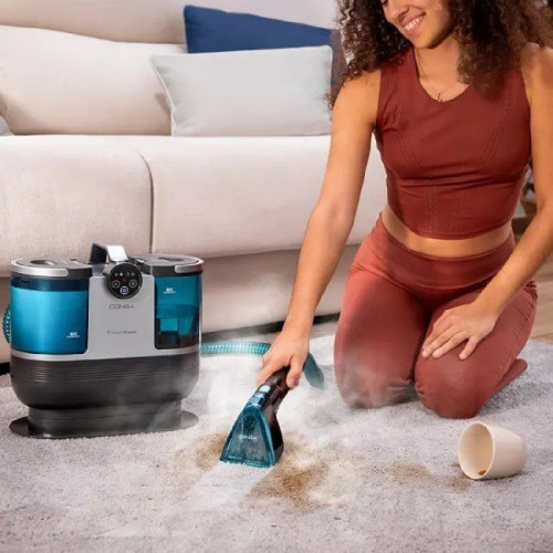 CECOTEC CONGA 7000W CARPET&SPOT CLEAN STEAM MAX Negro-Azul - Aspirador con Cable Tapicerías 1700W