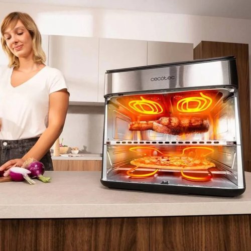 Cecotec Freidora de aire Cecofry FoodCourt 18000 4Pizza