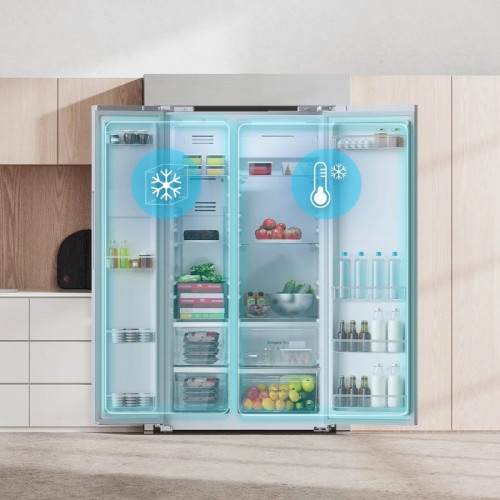 Cecotec Frigorífico Americano Bolero CoolMarket SBS 562 Inox E