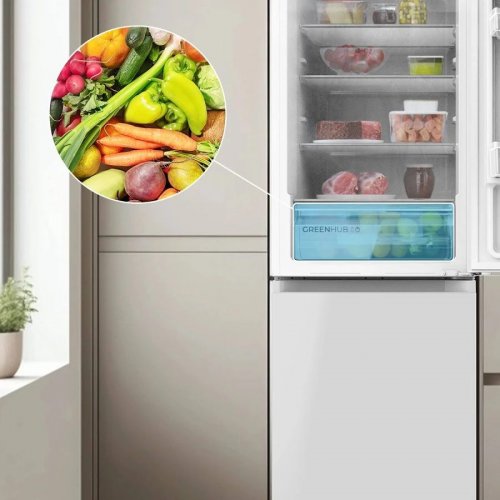 Cecotec Frigorífico Combi 2 Puertas Bolero Coolmarket Combi 296 DF White E