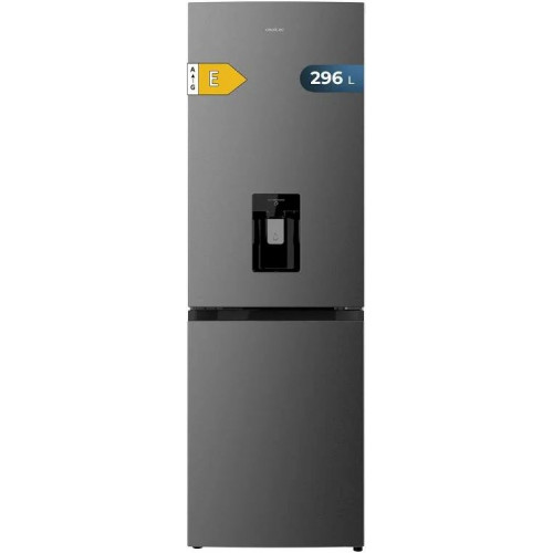 Cecotec Frigorífico Combi 2 Puertas Con Dispensador de Agua Bolero CoolMarket Combi 296 DF WD Dark E