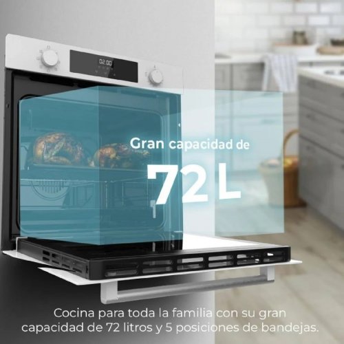 Cecotec Horno Multifunción Bolero Hexa M226000 Glass White A
