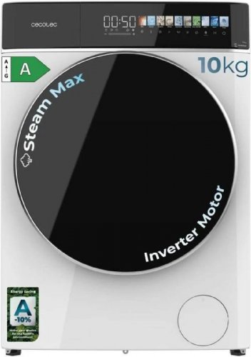 Cecotec Lavadora 10 kg de Carga Frontal Bolero DressCode 10900 Inverter FullColor A Max. 2000w