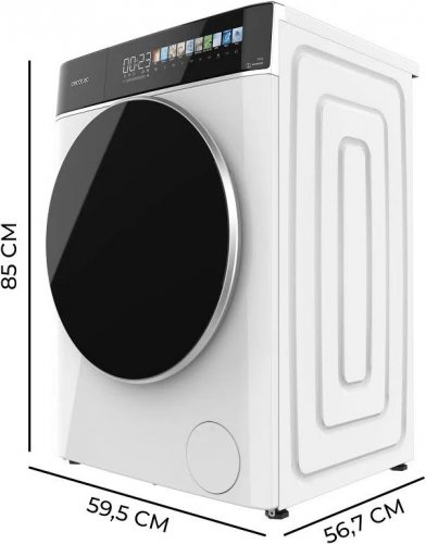 Cecotec Lavadora 10 kg de Carga Frontal Bolero DressCode 10900 Inverter FullColor A Max. 2000w