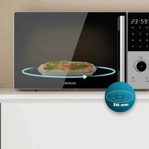 Cecotec Microondas Digital con Grill 25L Proclean 2500. 850W