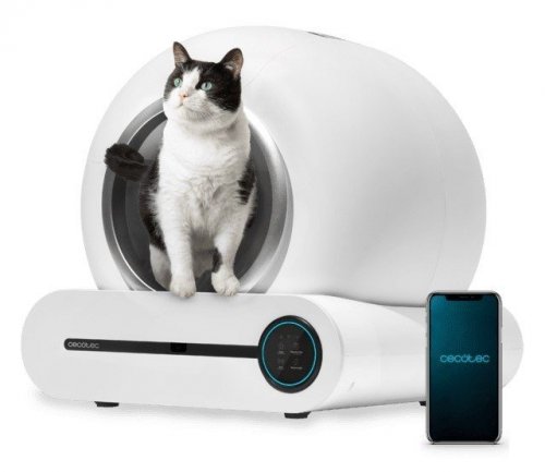 CECOTEC PUMBA 8500 CLEANKITTY SMART Blanco - Arenero Para Gatos