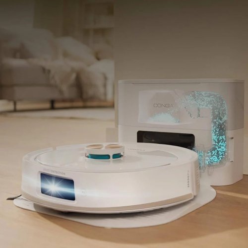 Cecotec Robot aspirador Base autovaciado 3l IA Navegación Láser