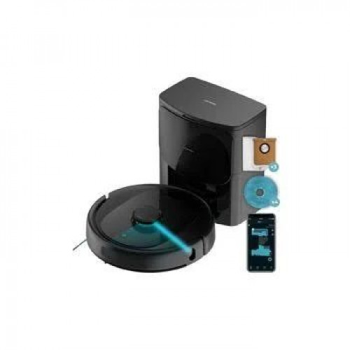Cecotec Robot Aspirador Y Friegasuelos Con Base Autovaciado Conga 9590 Spin Revolution Ultra Power Home. 10000pa