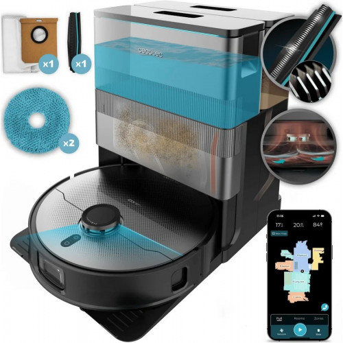 Cecotec Robot aspirador y Friegasuelos con IA Conga X100 X-Treme. Inteligencia Artificial