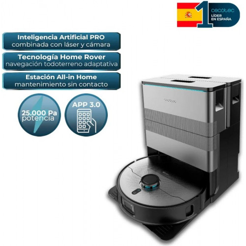 Cecotec Robot aspirador y Friegasuelos con IA Conga X100 X-Treme. Inteligencia Artificial