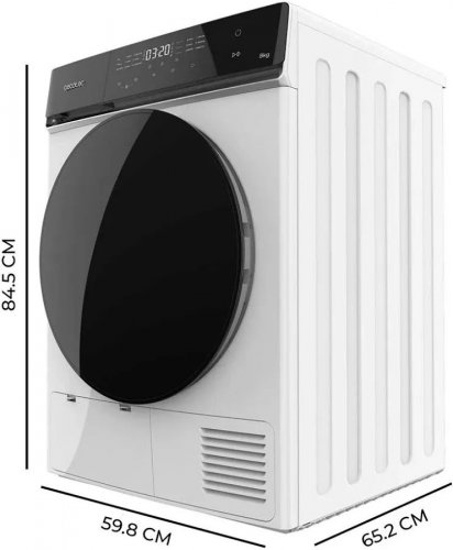 Cecotec Secadora Bomba de Calor 8kg Bolero DressCode Dry 8400