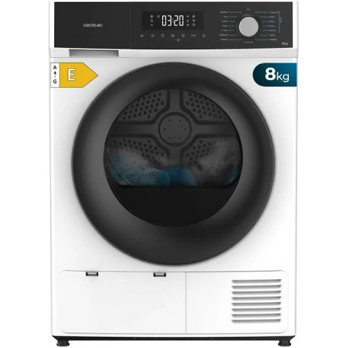 Cecotec Secadora de Ropa 8kg Bomba de Calor Bolero Dresscode Dry 8330