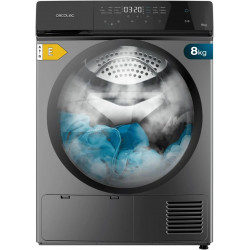 Cecotec Secadora de Ropa Bomba de Calor 8 kg Bolero DressCode Dry 8400 Steel